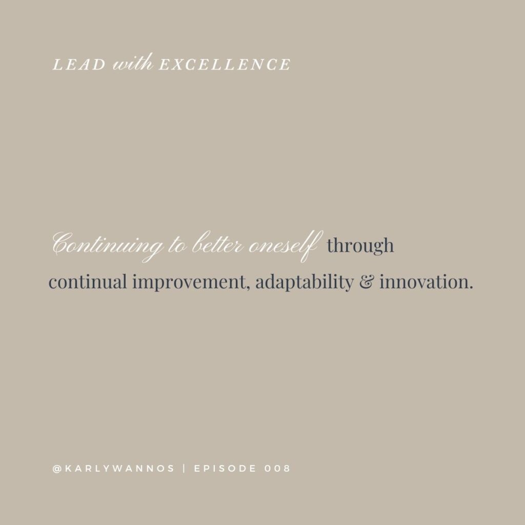 Karly Wannos - Excellence - Lead with Excellence podcast